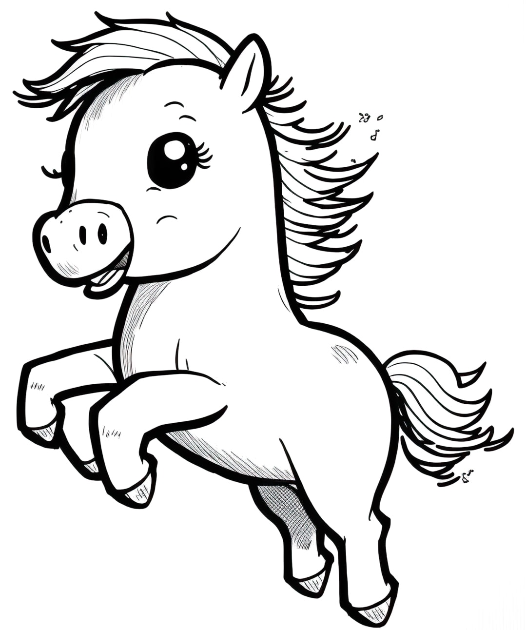 horse coloring pages 13