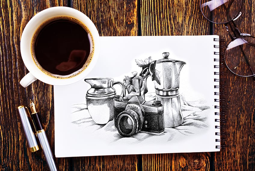 how to draw a still life