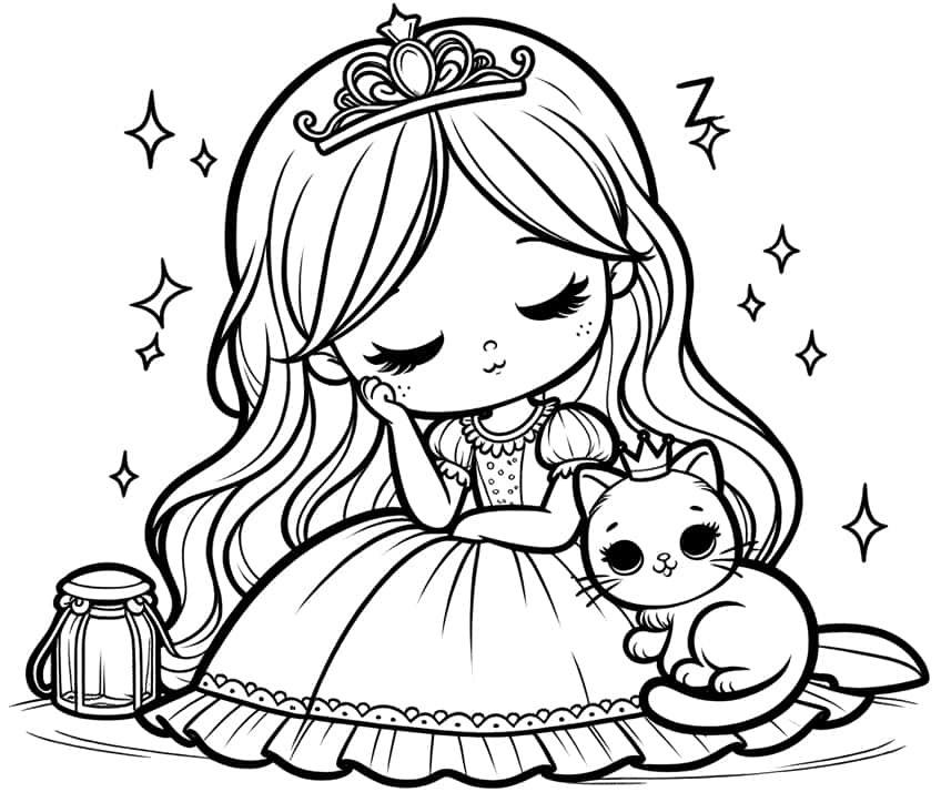 Princess Coloring Pages - 60 New Free-to-use Coloring Sheets