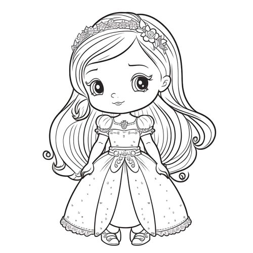 Princess Coloring Pages - 17 New Free-to-use Princess Coloring Sheets