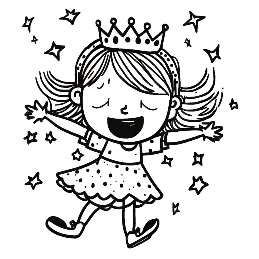 princess coloring pages 07