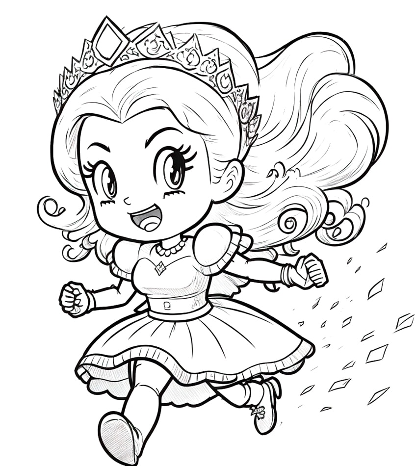 princess coloring pages 09