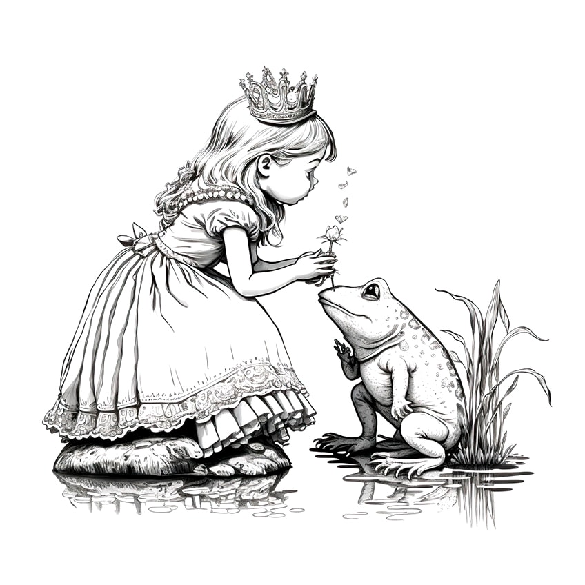 princess coloring pages 13