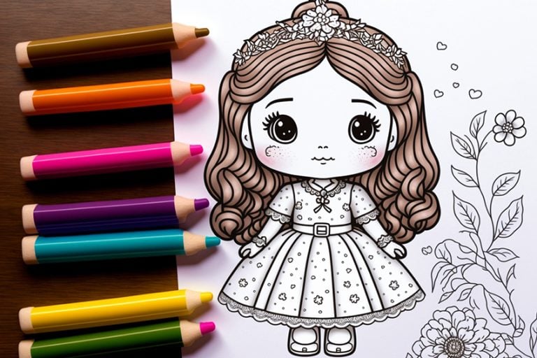 Princess Coloring Pages – 17 New Free-to-use Princess Coloring Sheets