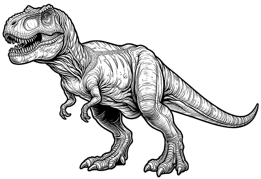 realistic dinosaur 08