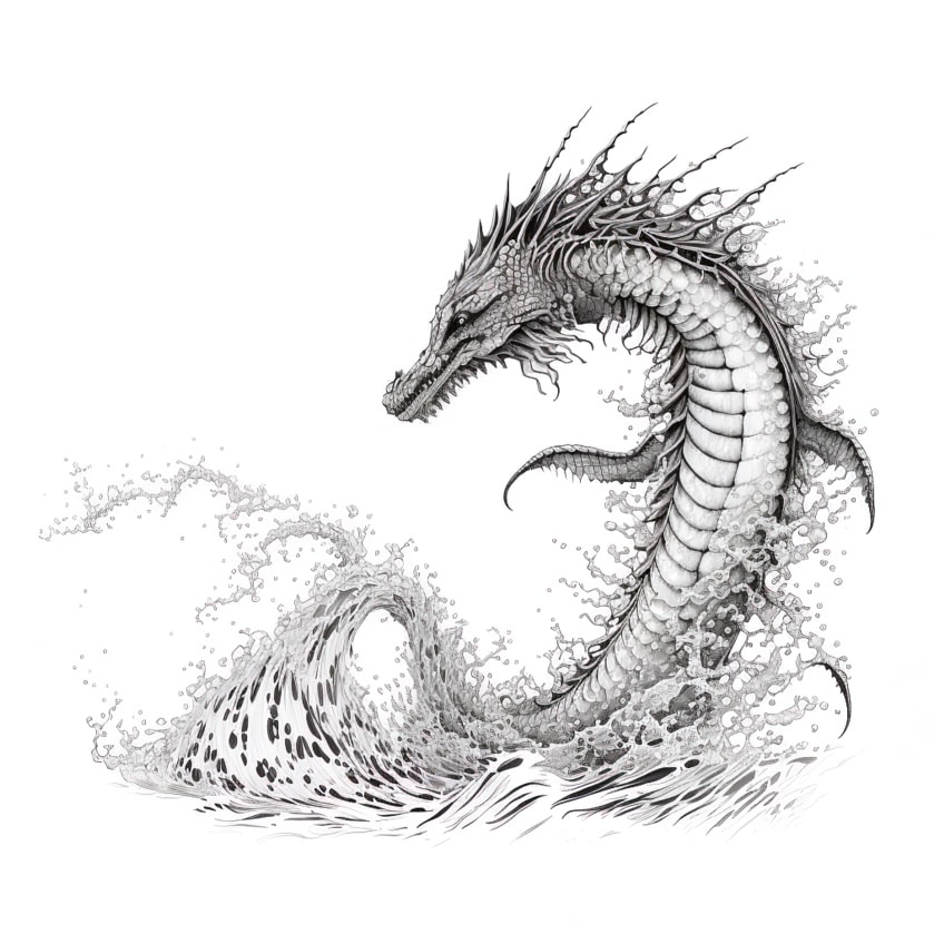 realistic dragon coloring pages 16
