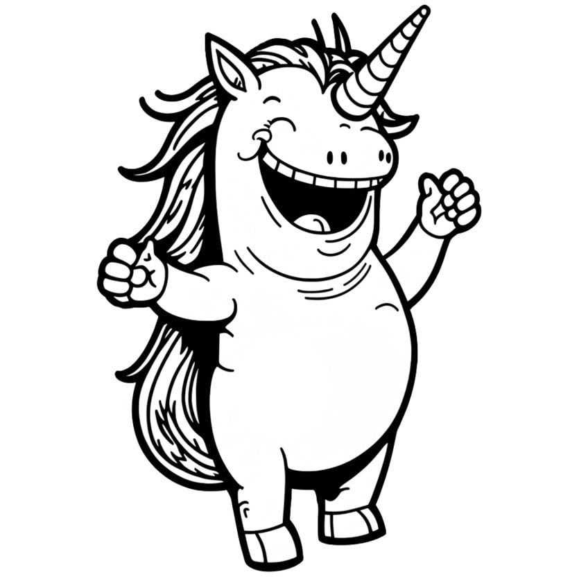 unicorn coloring pages for kids 10