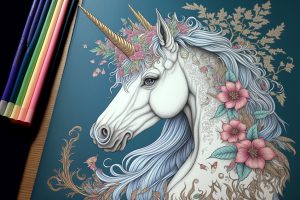 Unicorn Coloring Pages