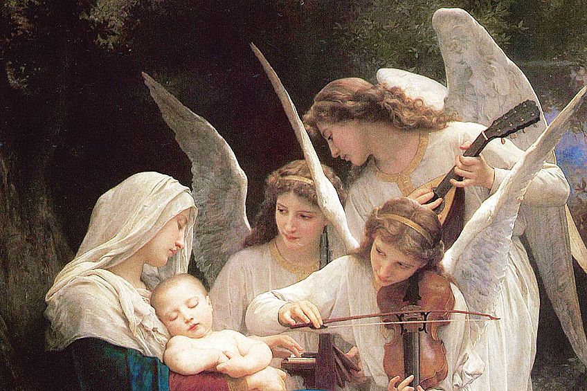 Angel Gabriel And Mary Famous Painting