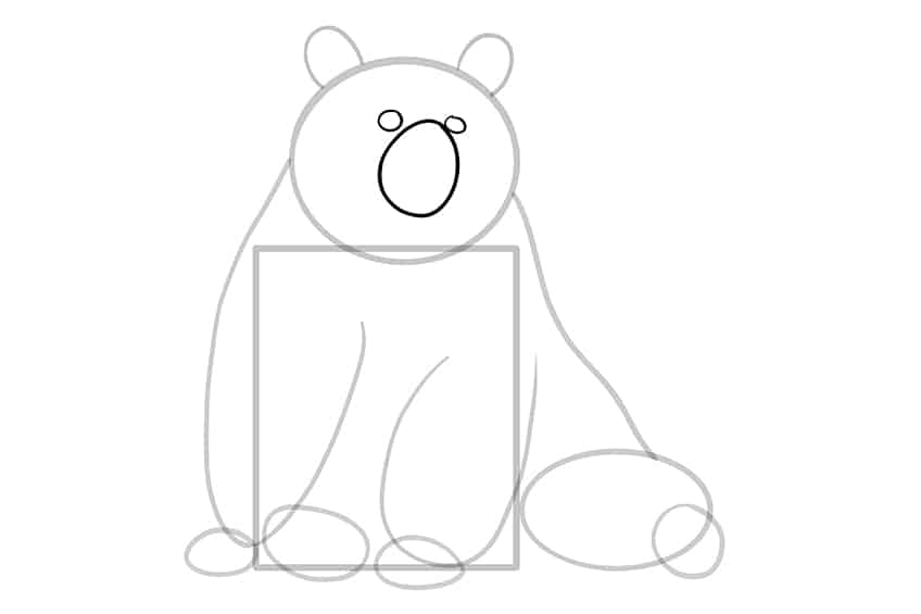 Bear Drawing 07