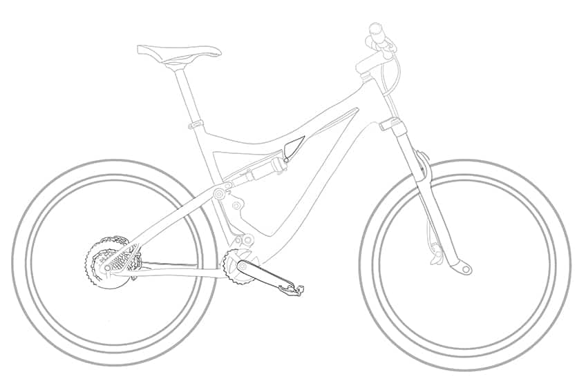 Bicycle Drawing 07