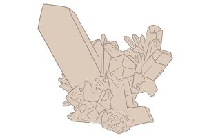 How to Draw a Crystal - An Aesthetic Crystal Drawing