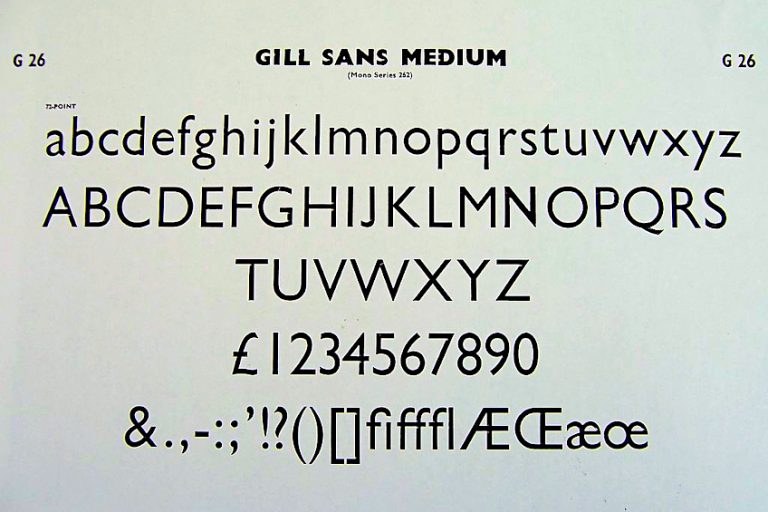 Eric Gill – The Tainted Legacy of the Creator of Gill Sans Typeface