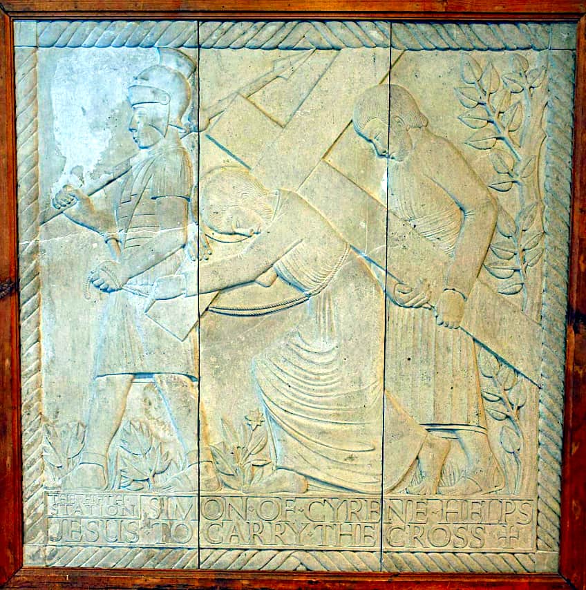 Eric Gill Stone Relief