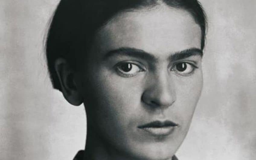 Self Portrait with Cropped Hair by Frida Kahlo