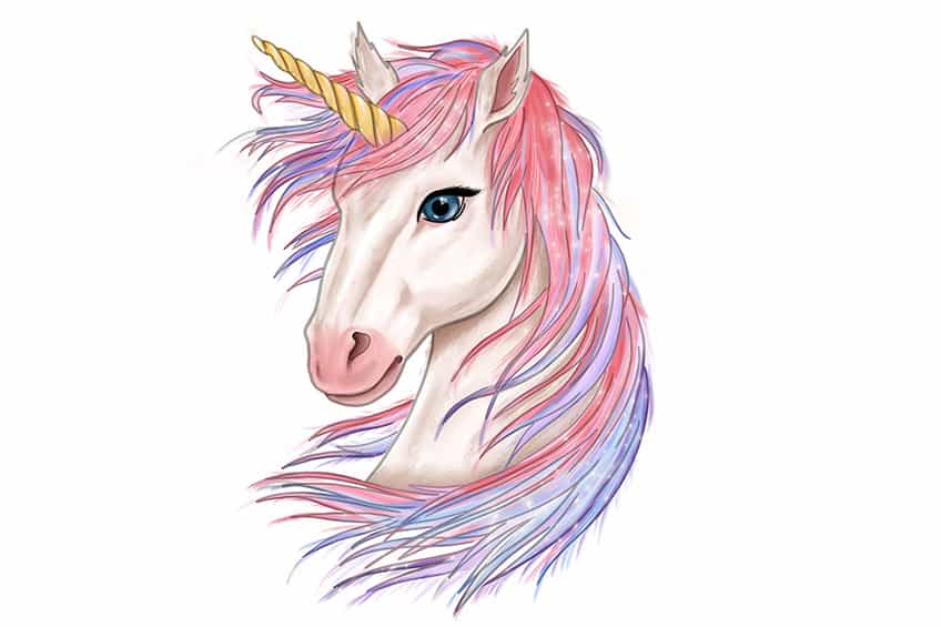 vector baby rainbow unicorn - Stock Illustration [56092128] - PIXTA-saigonsouth.com.vn