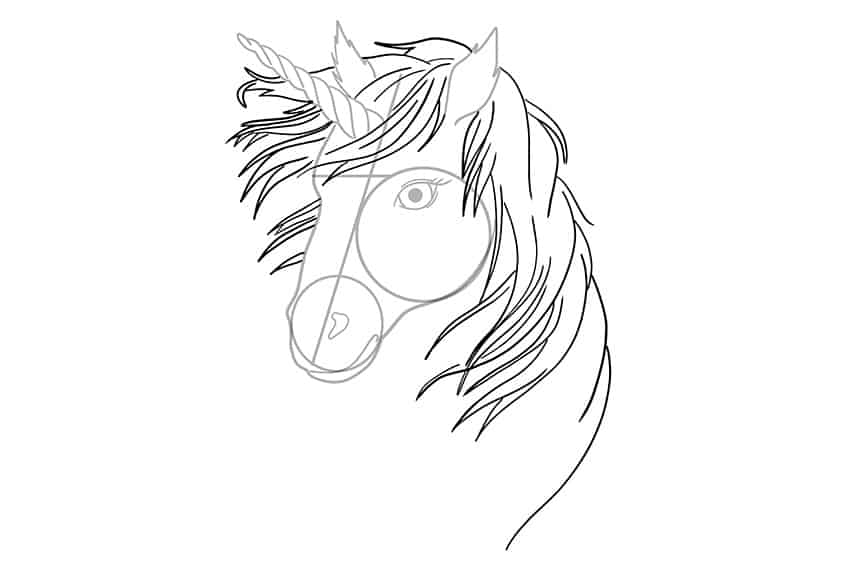 Unicorn Drawing 04