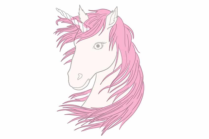 Unicorn Drawing 07