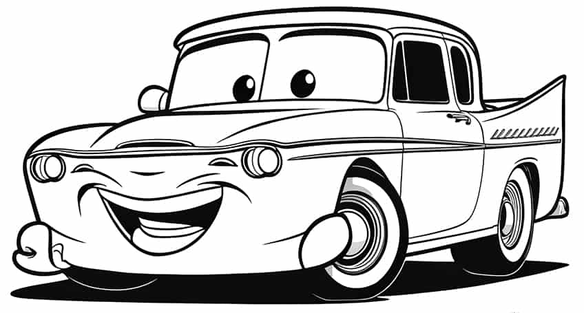 old cars coloring pages