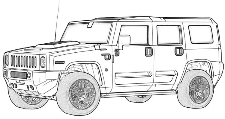 Car Coloring Pages - 16 Free Unique Car Coloring Sheets