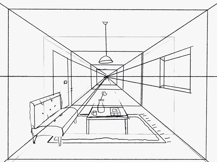 one point perspective 14