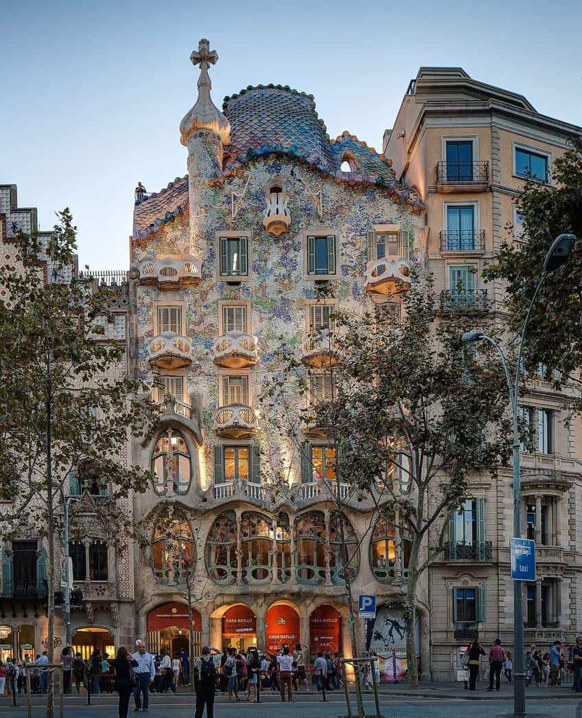 Antoni Gaudi Structures in Barcelona