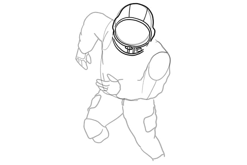 Astronaut Drawing 06