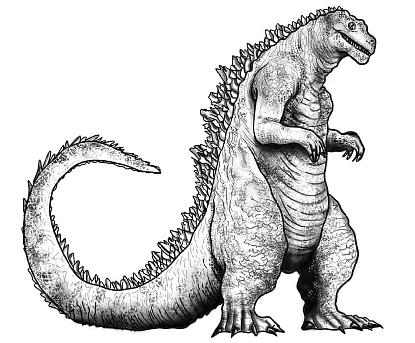 Draw Godzilla 28