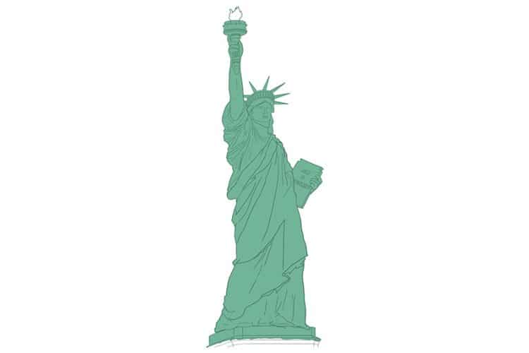 How to Draw the Statue of Liberty An Easy StepbyStep Guide