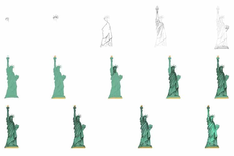 How to Draw the Statue of Liberty An Easy StepbyStep Guide