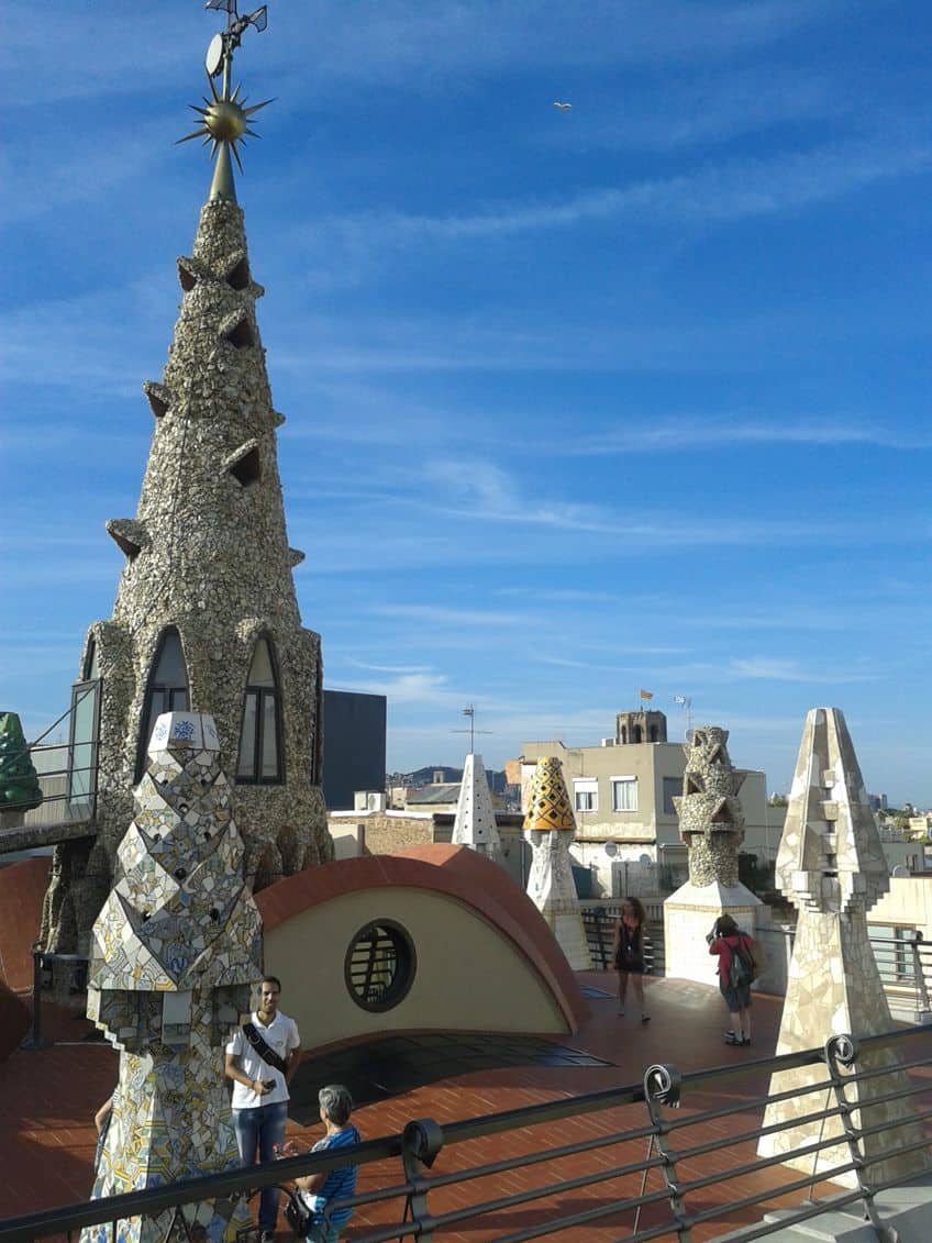 Famed Gaudi Architecture in Barcelona