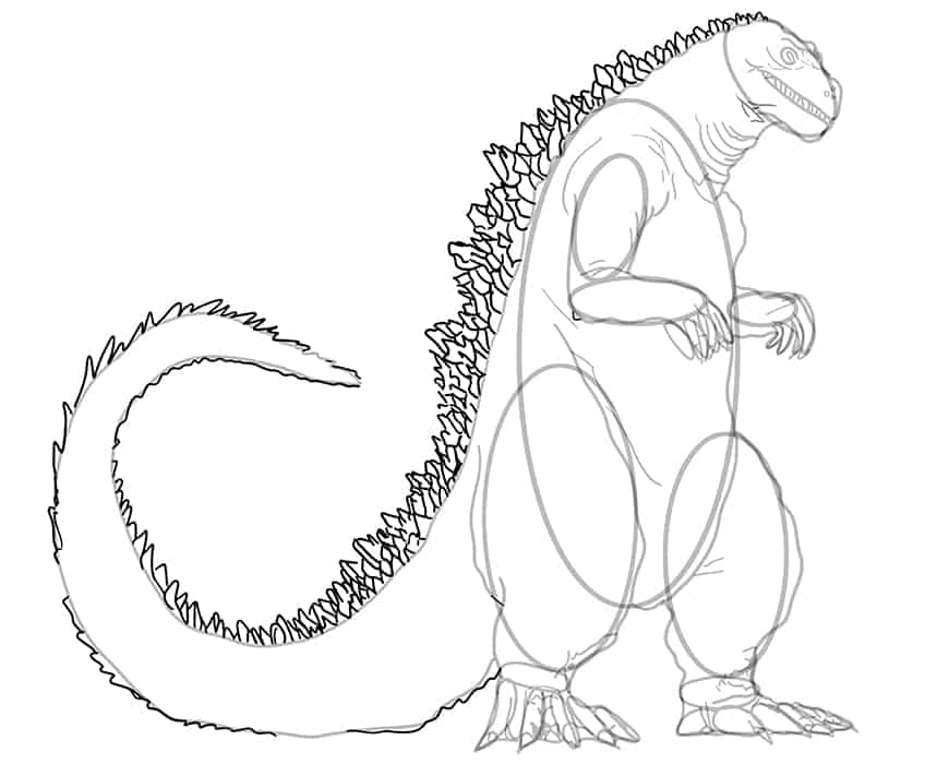 Godzilla Drawing 15
