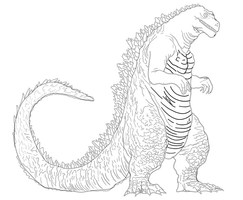 Godzilla Drawing 18