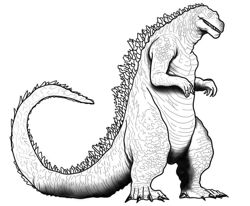 Godzilla Drawing 21