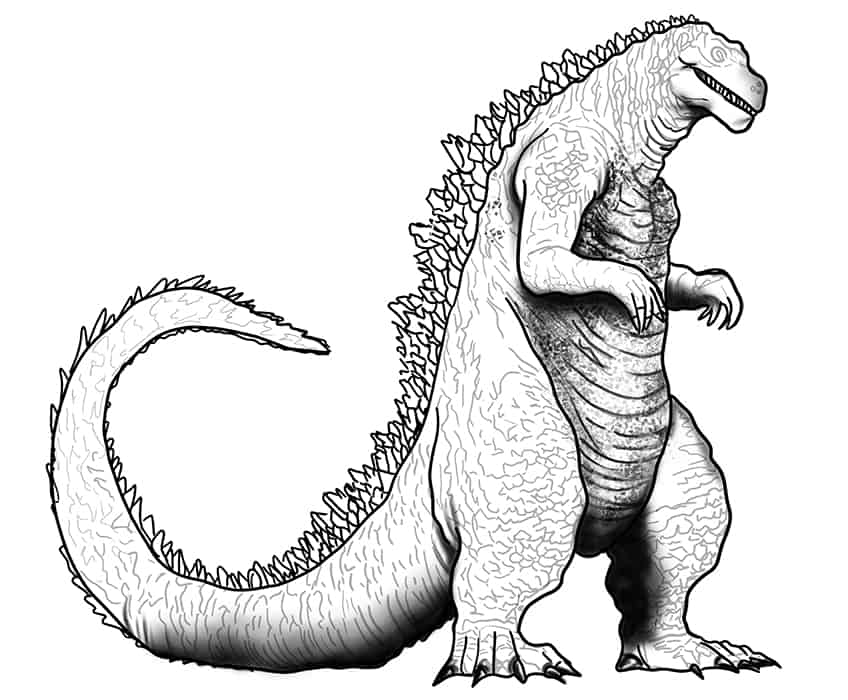 Godzilla Drawing 22