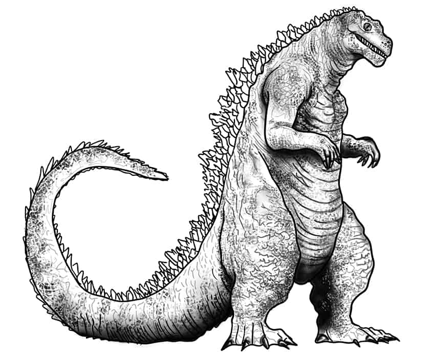Godzilla Drawing 26