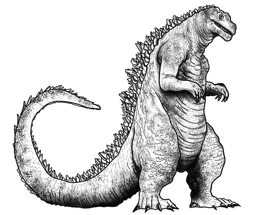 Godzilla Drawing 27
