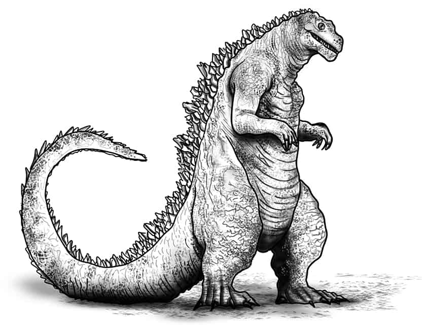 Godzilla Sketch 29