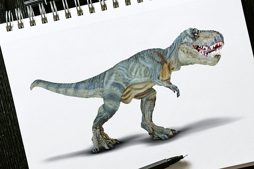 How to Draw Dinosaur: Tyrannosaurus Rex