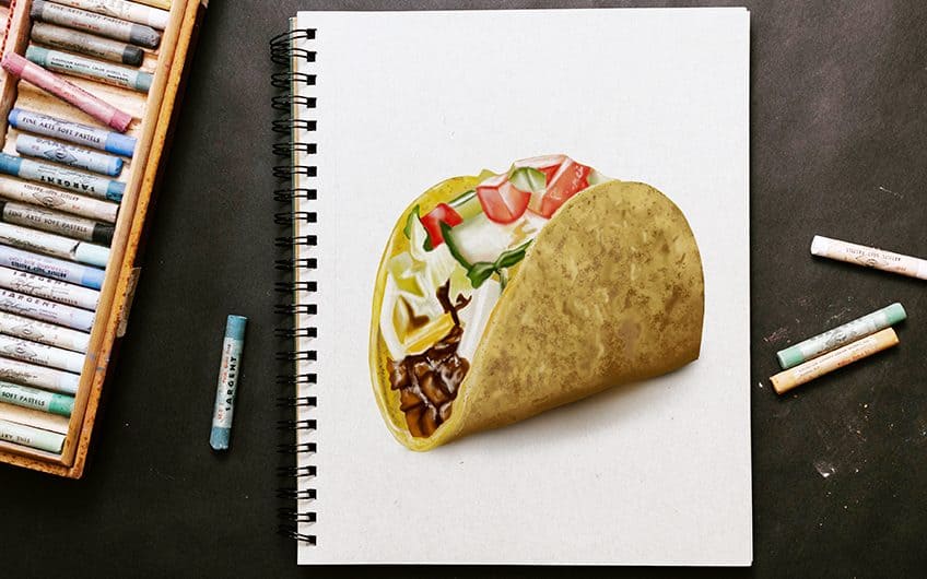 How to Draw a Taco