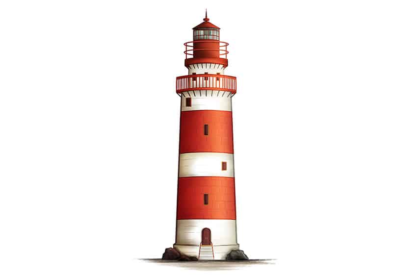 Lighthouse Sketch 13