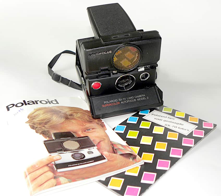 Polaroid SX-70 Camera and Artists