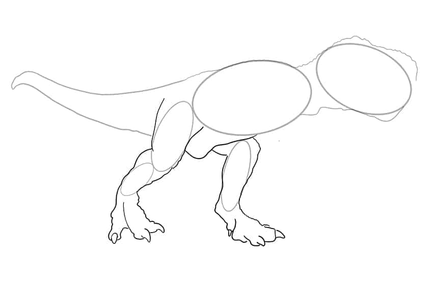 T-Rex Drawing 05