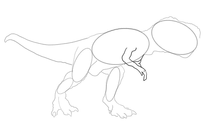 T-Rex Drawing 06