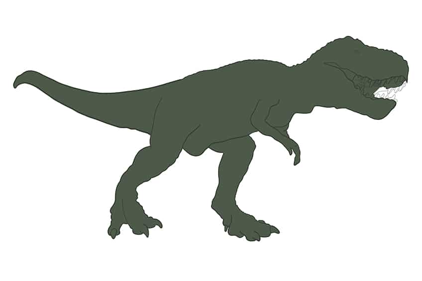 T-Rex Drawing 09