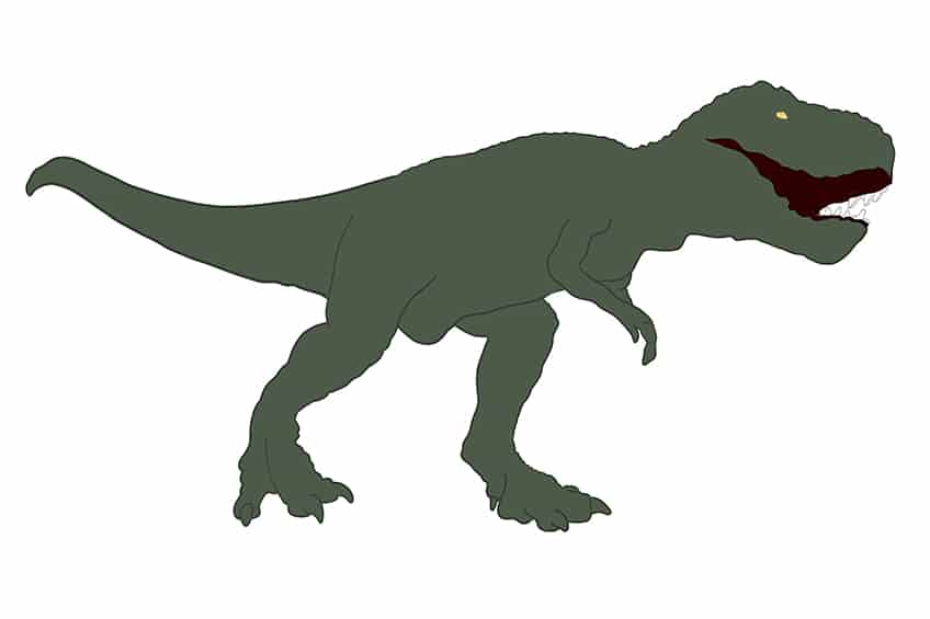 T-Rex Drawing 10