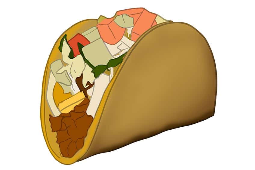 Taco Drawing 07