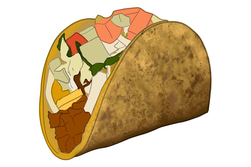 Taco Drawing 08