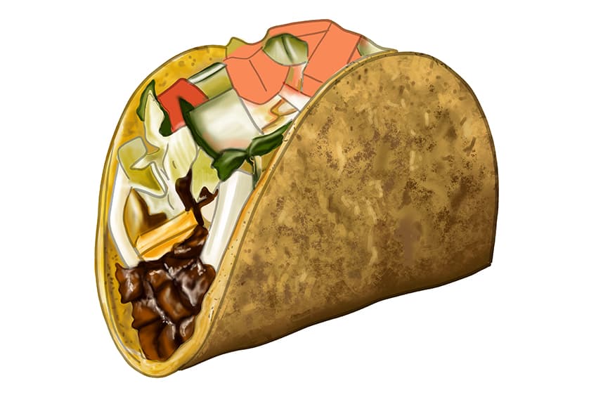 Taco Drawing 11