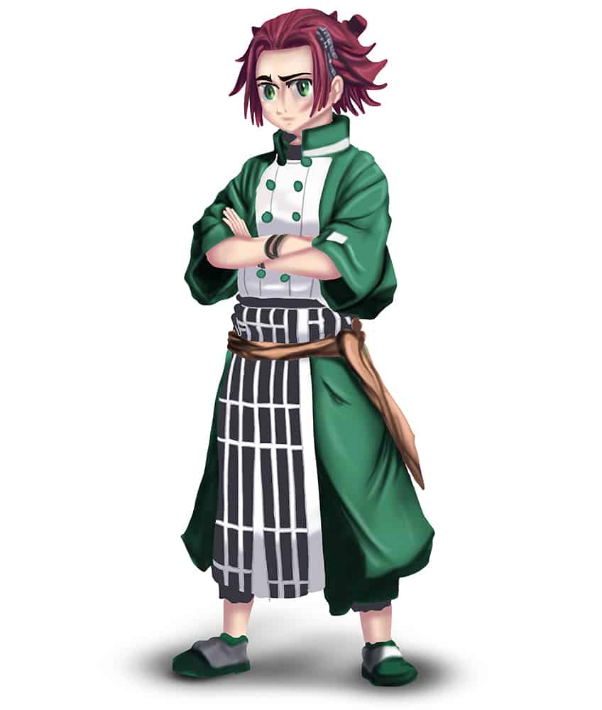 Kamado Tanjiro  Anime character drawing, Character drawing, Anime